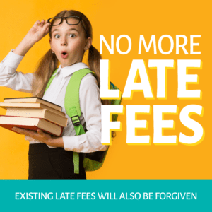 No more late fees!