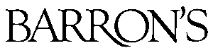 Black-and-white logo of Barron’s, a financial news publication.